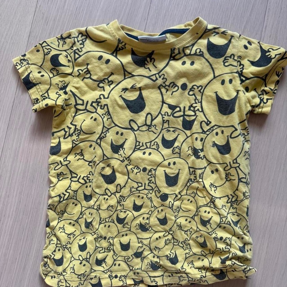 NEXT Mr Men Happy t-shirt for boys size 5-6 - play